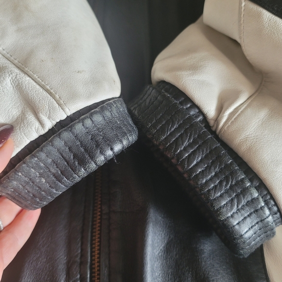 GIOVANNI OUTERWEAR Men's Vintage 8 Ball Leather Jacket, Size 4XL - Picture 8 of 13